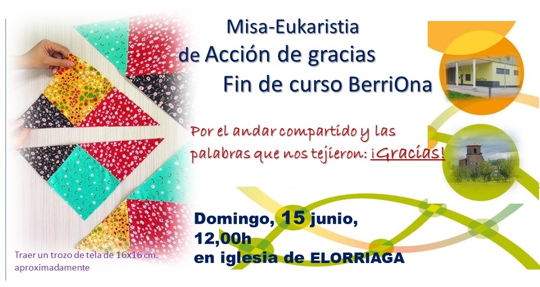 imagen Celebración de acción gracias y final de curso